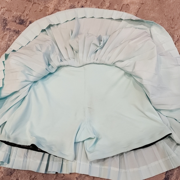 Lululemon Pleat To Street Skirt II Tranquil Blue 5 Pockets Size 4 Tennis Skort - Picture 16 of 16